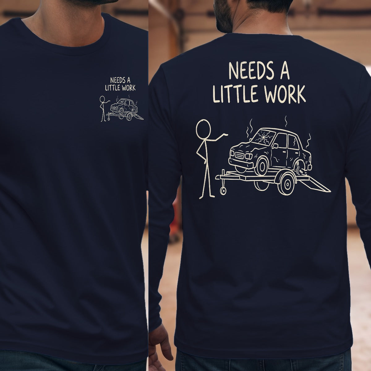 Navy | Front & Back