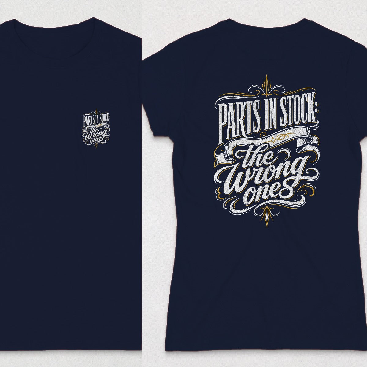 Navy | Front & Back