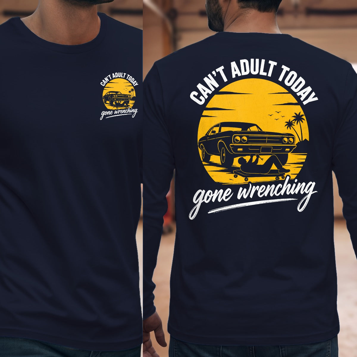 Navy | Front & Back