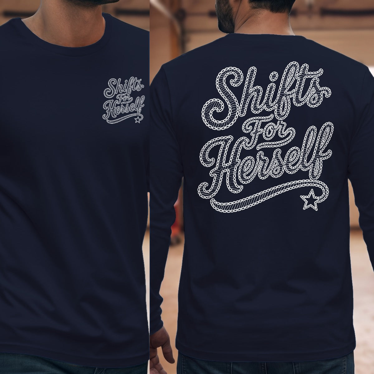 Navy | Front & Back
