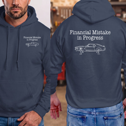 Navy | Left Chest + Back