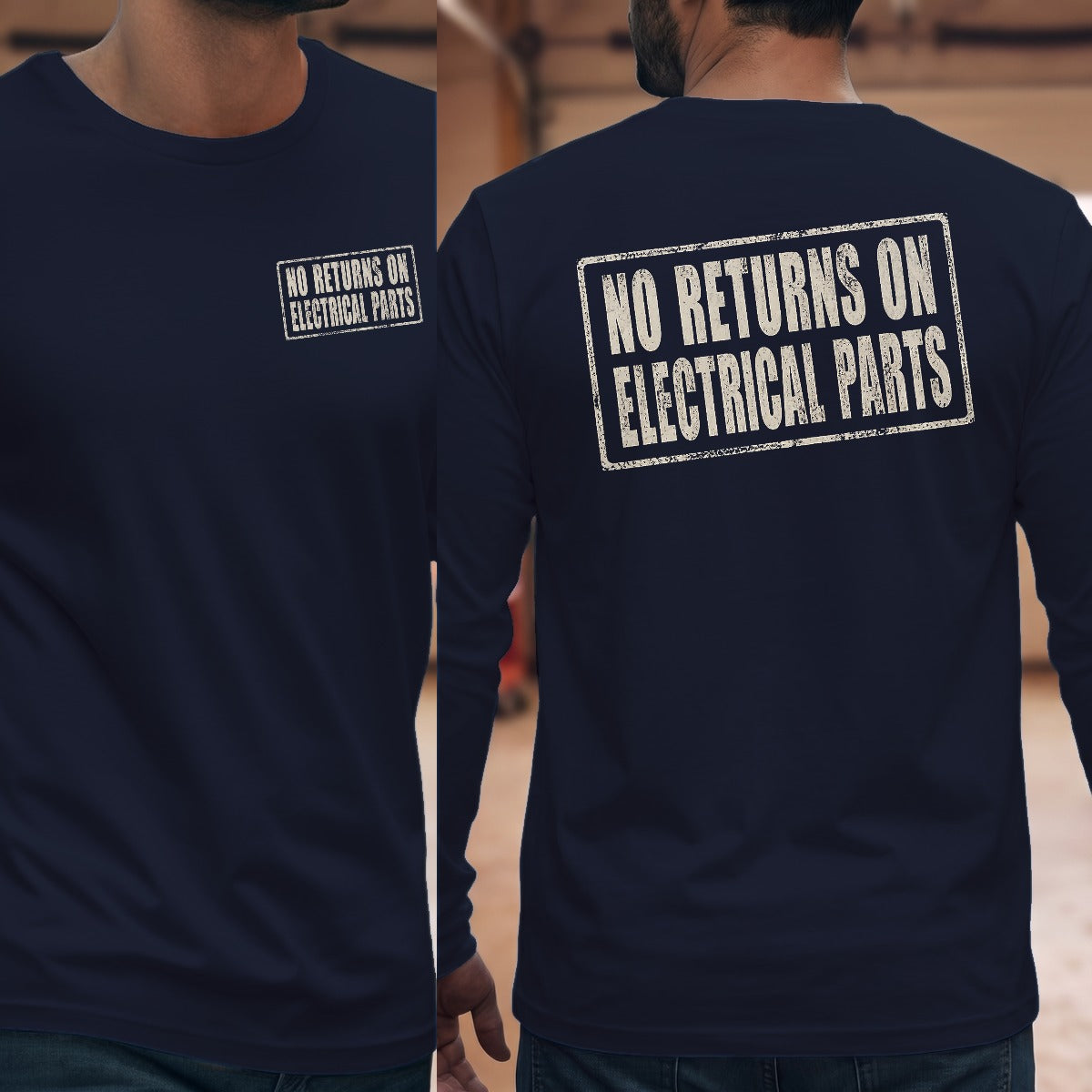 Navy | Front & Back