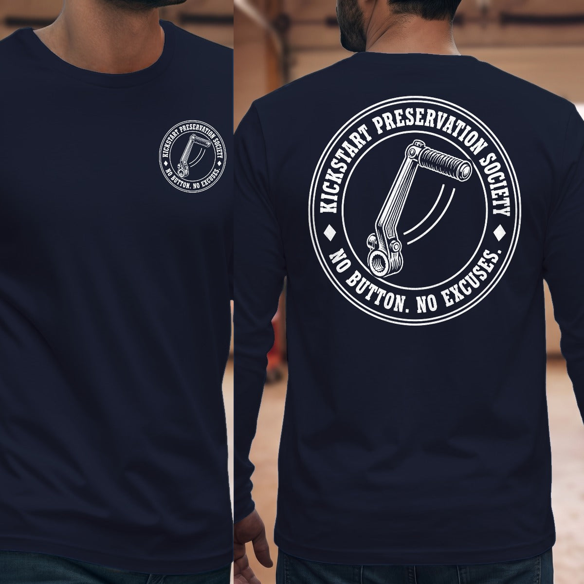 Navy | Front & Back