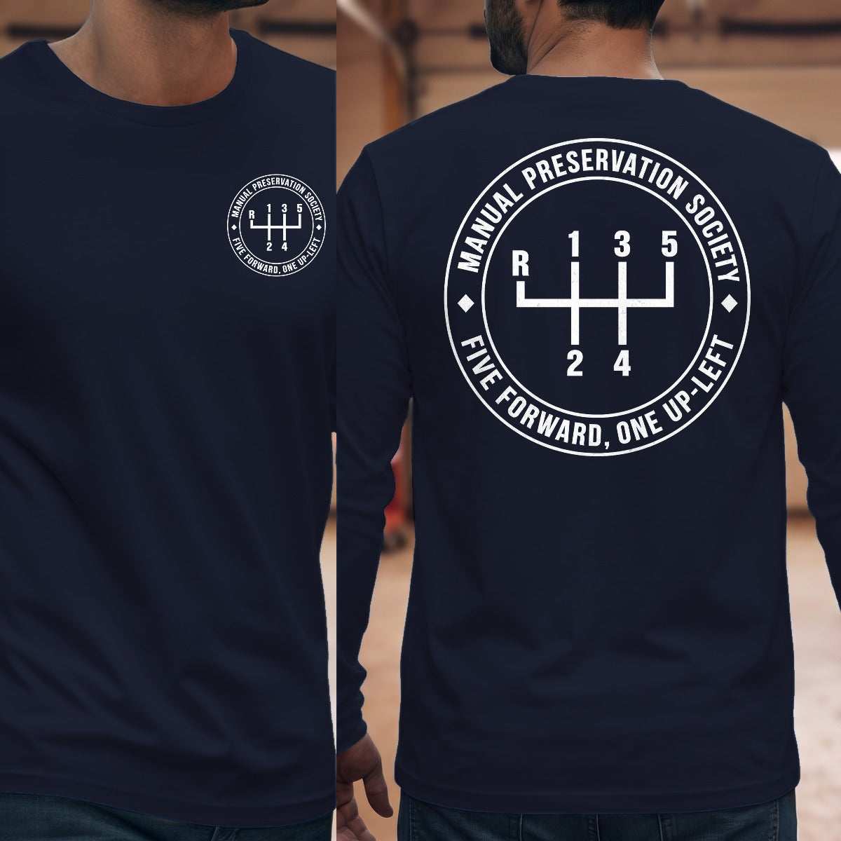 Navy | Front & Back