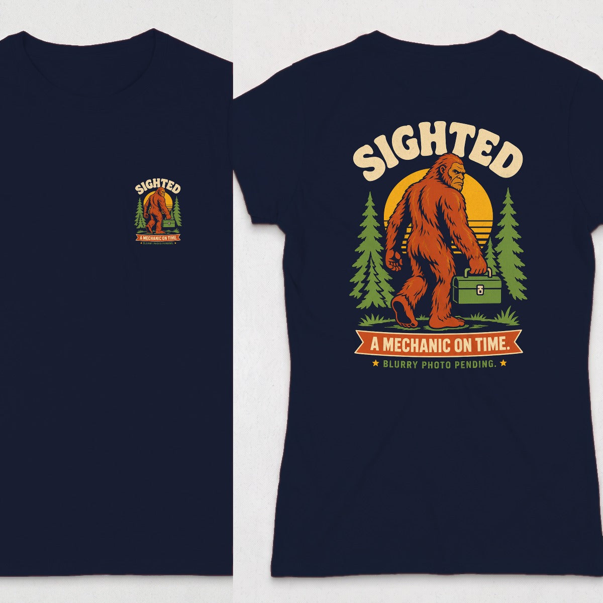 Navy | Front & Back