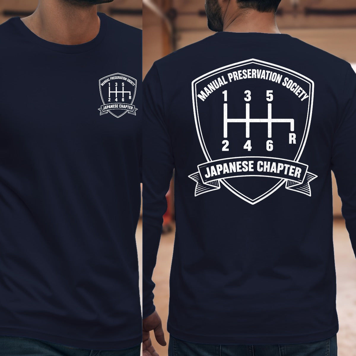 Navy | Front & Back