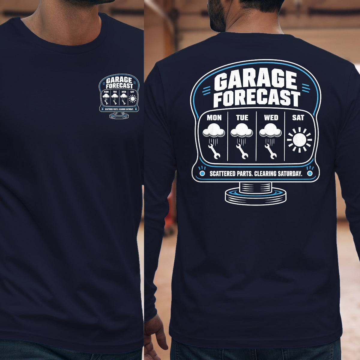 Navy | Front & Back