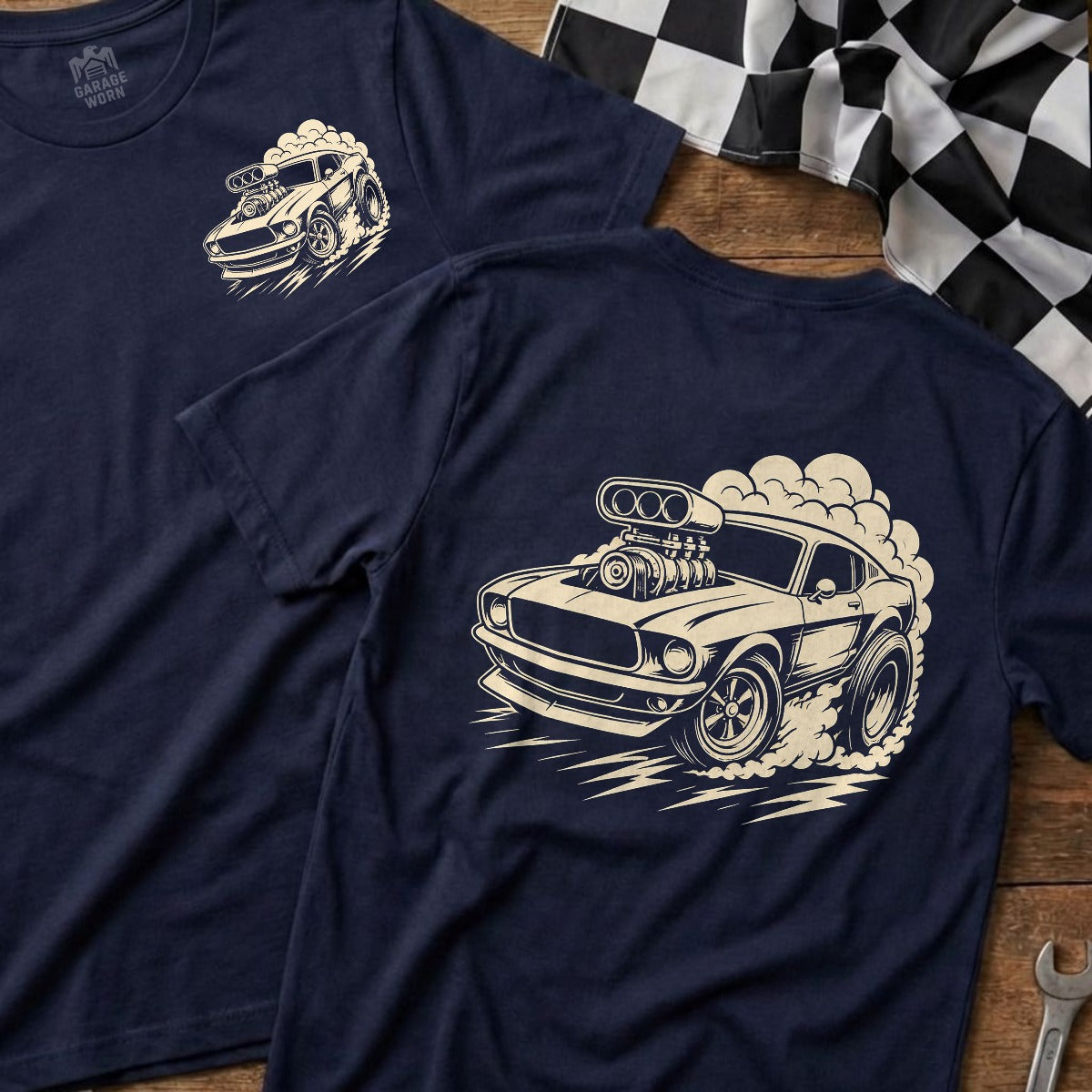 Navy | Front & Back