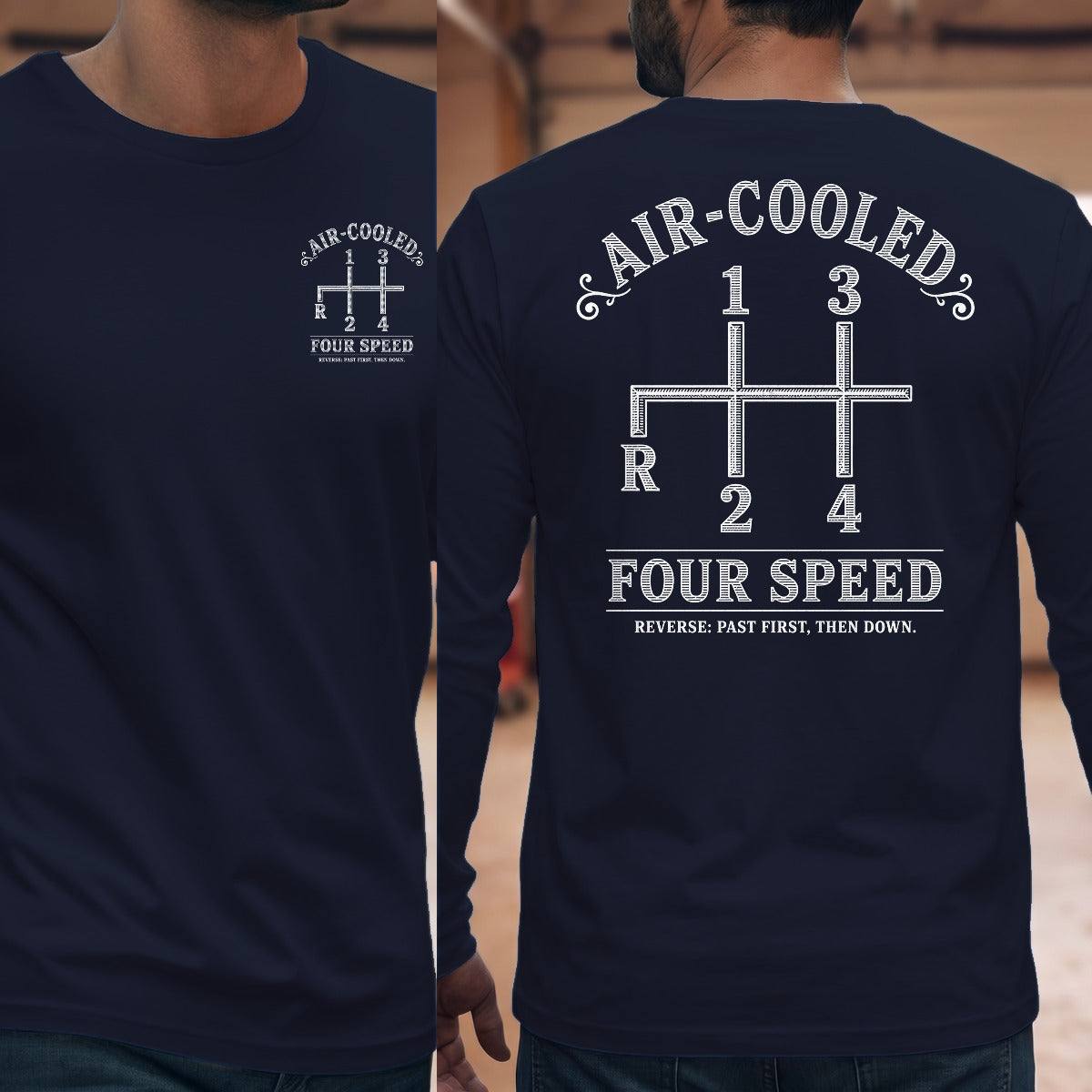 Navy | Front & Back