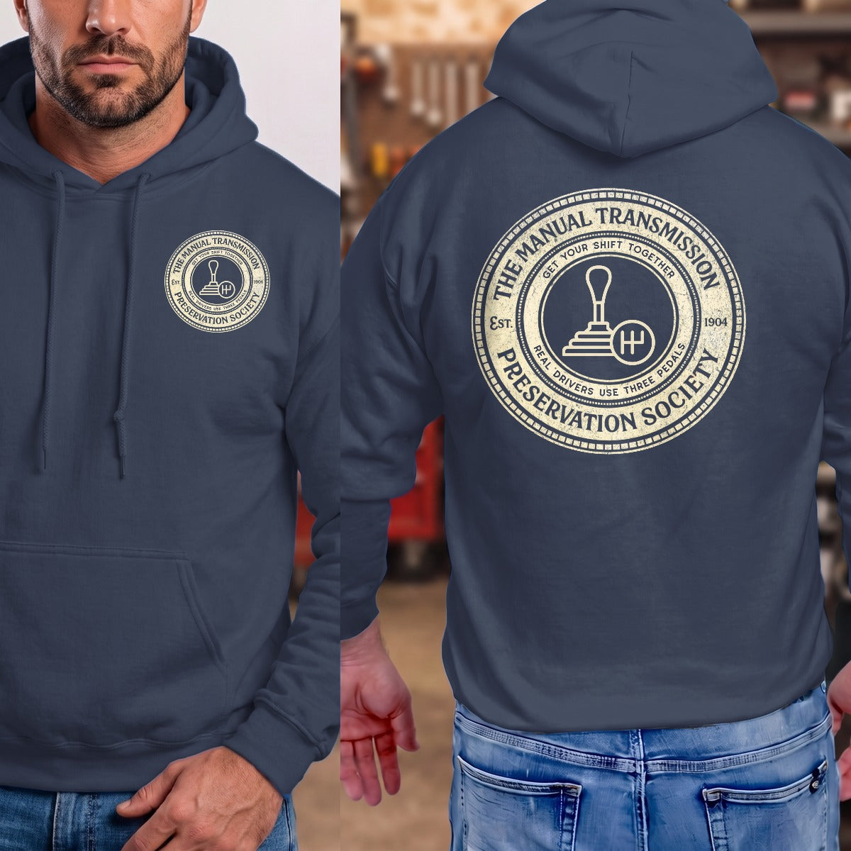 Navy | Front & Back