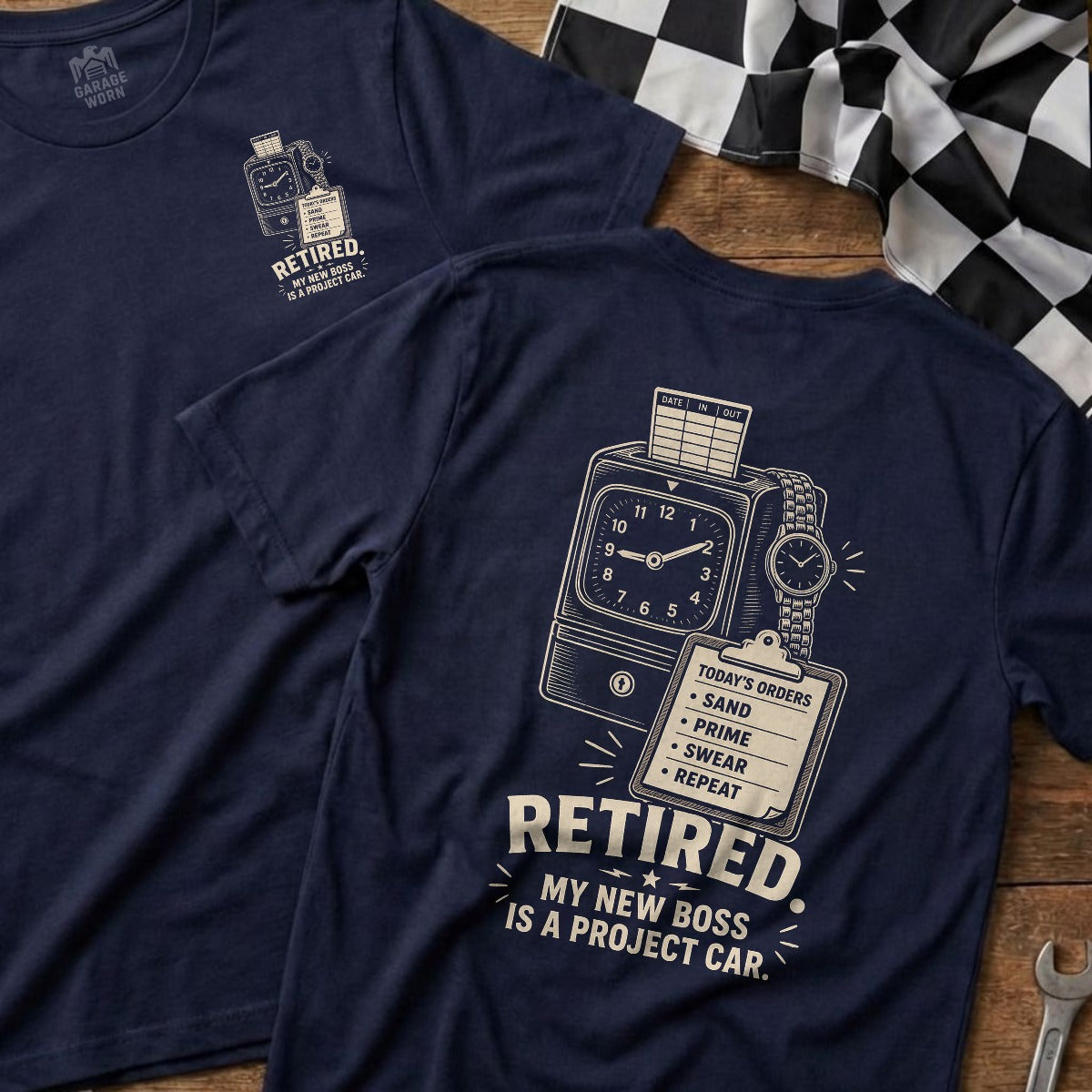 Navy | Front & Back