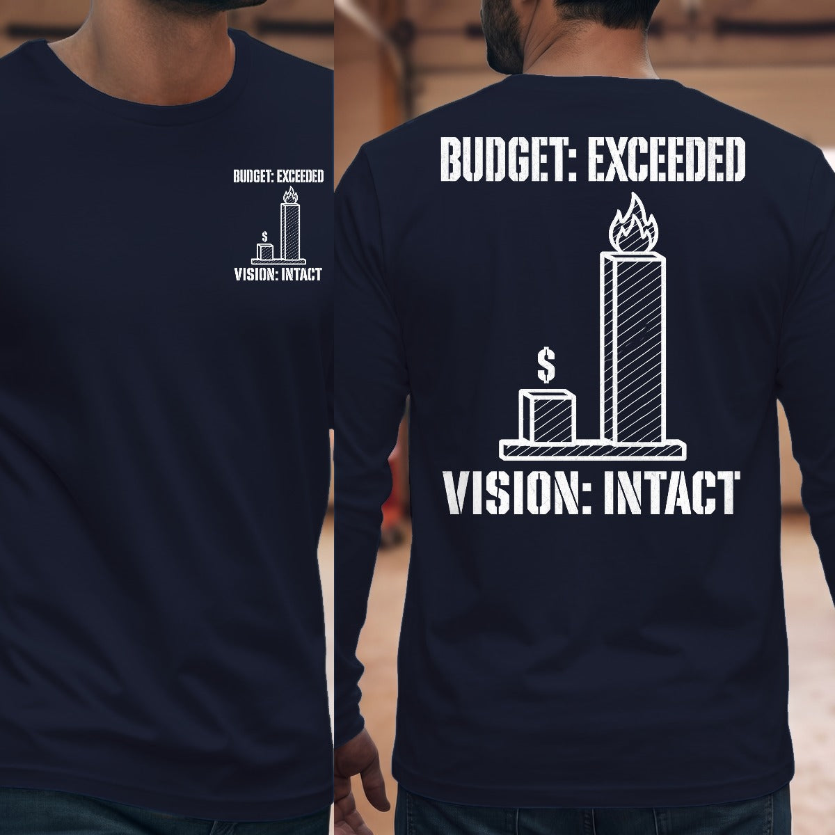 Navy | Front & Back