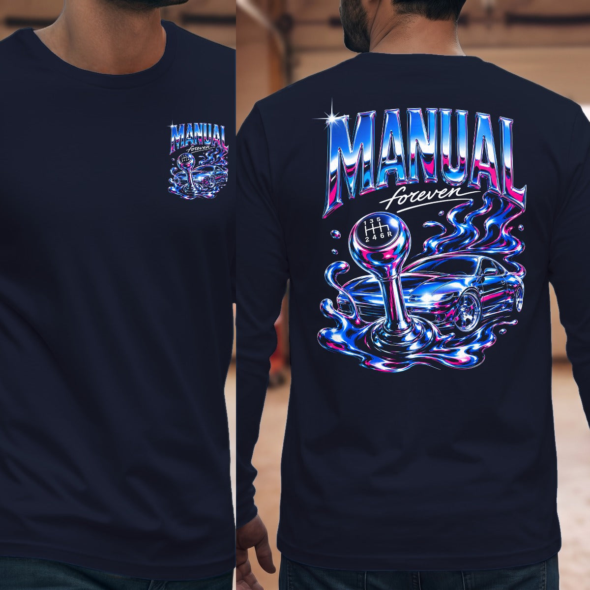 Navy | Front & Back
