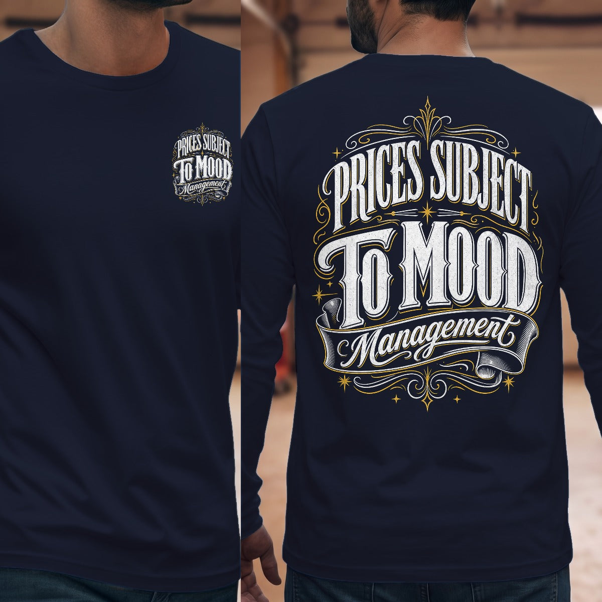 Navy | Front & Back