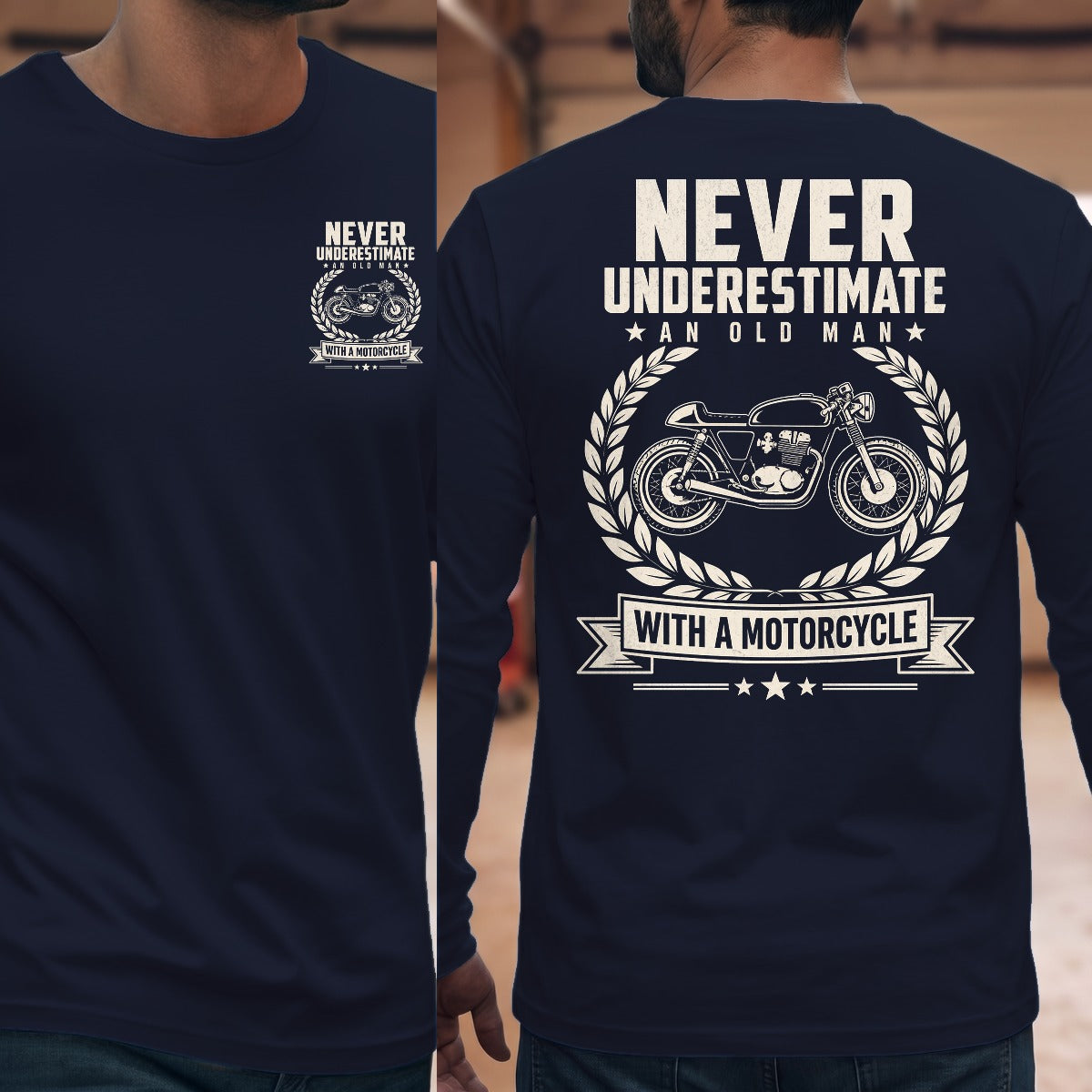 Navy | Front & Back