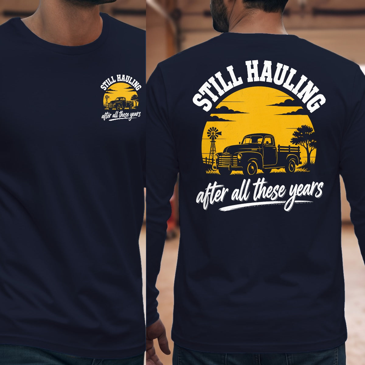 Navy | Front & Back