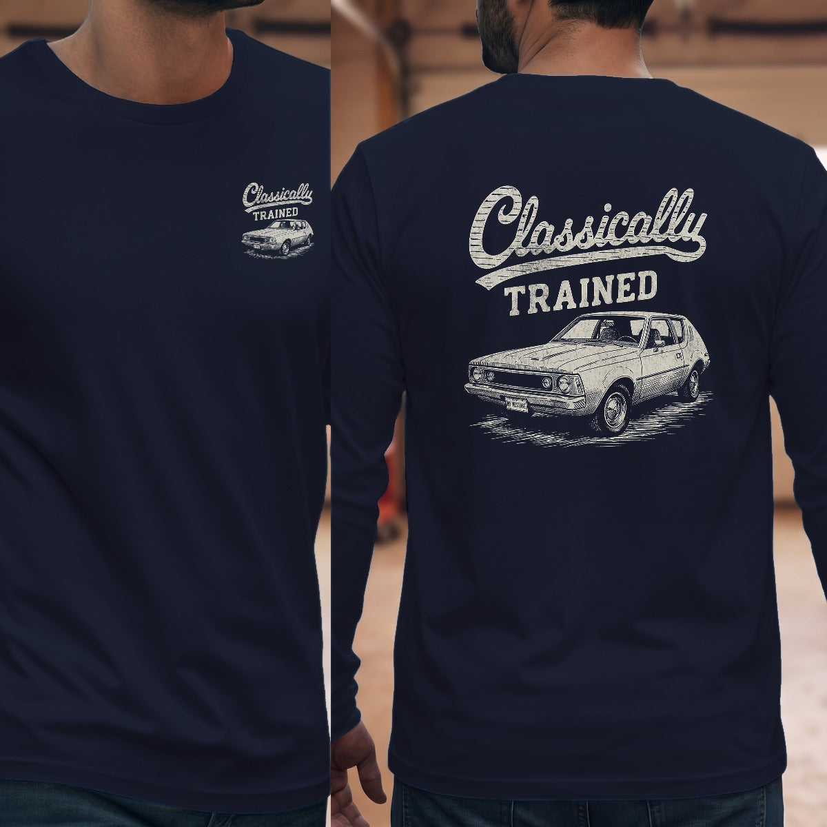 Navy | Front & Back