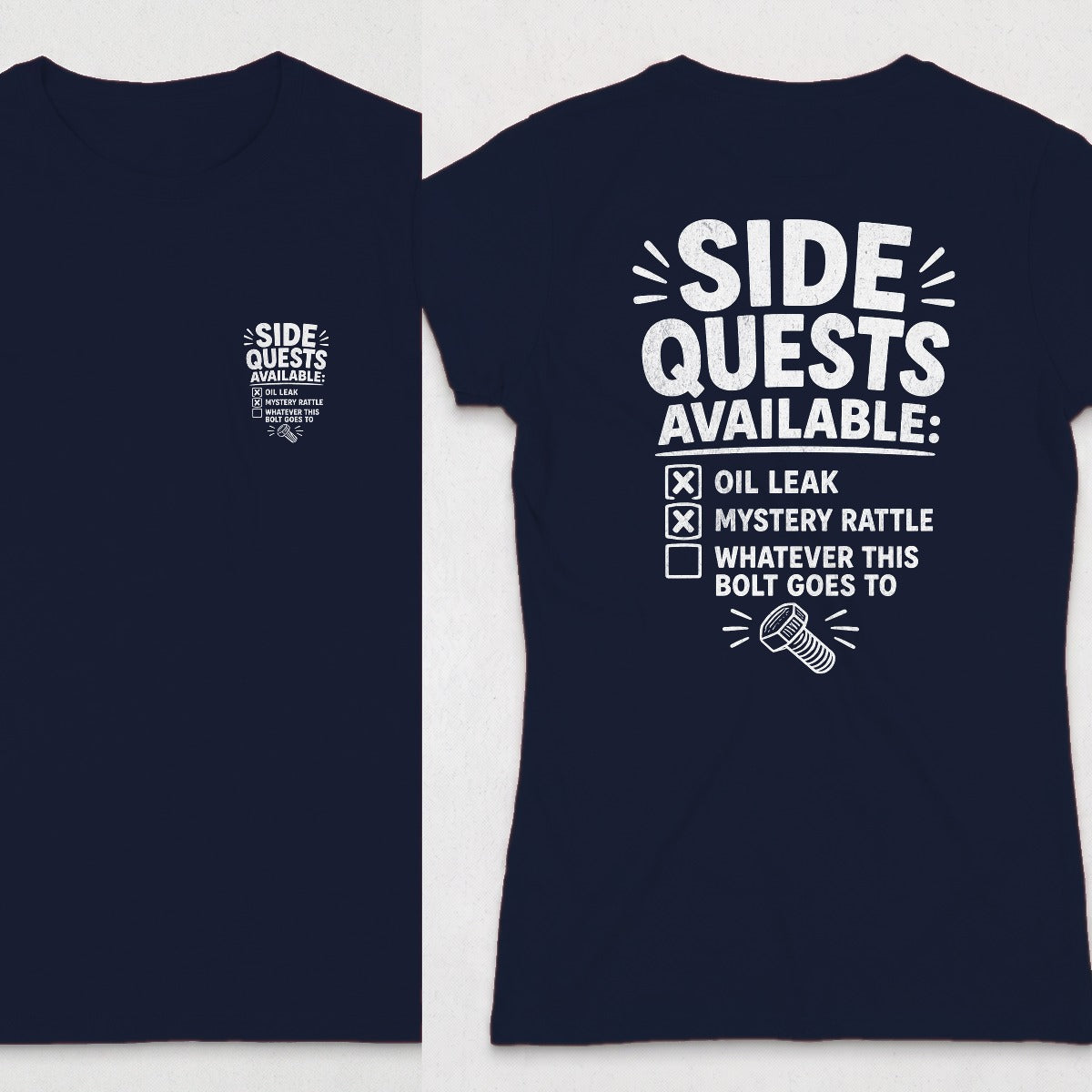 Navy | Front & Back