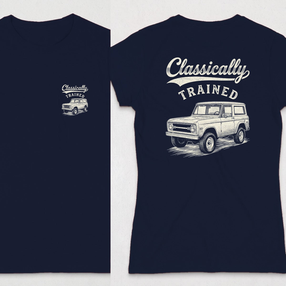 Navy | Front & Back