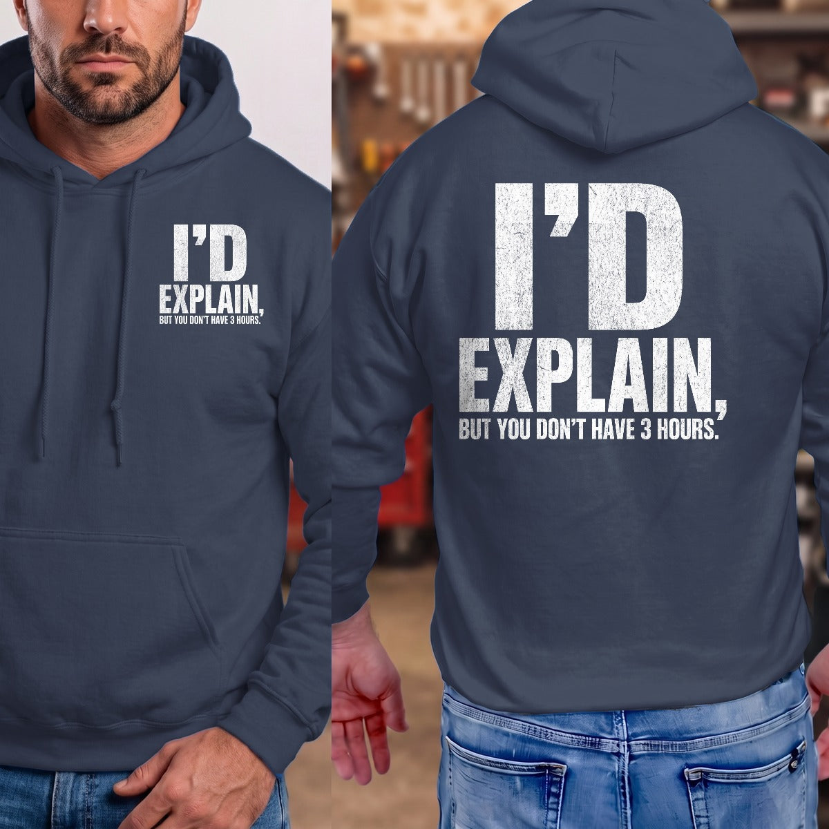 Navy | Front & Back