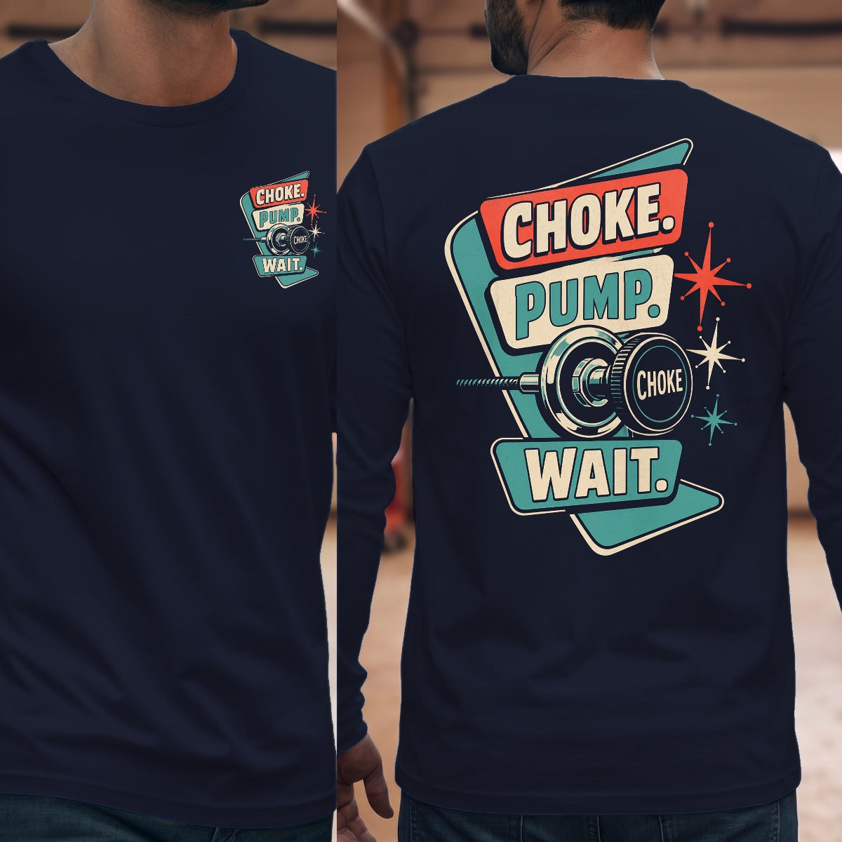 Navy | Front & Back