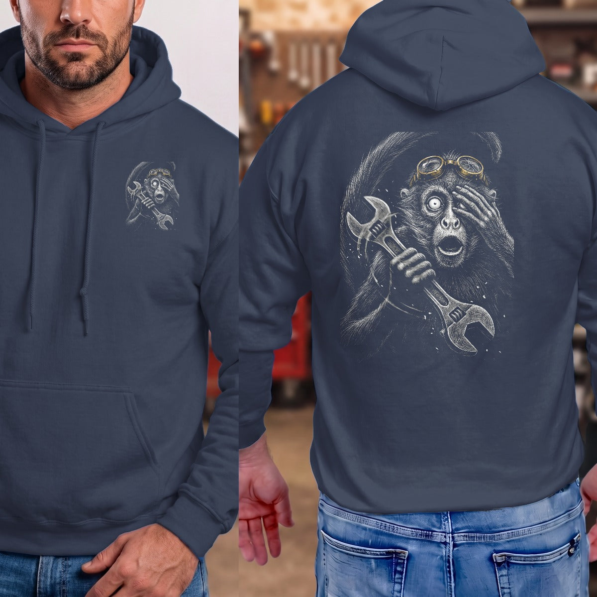 Navy | Front & Back