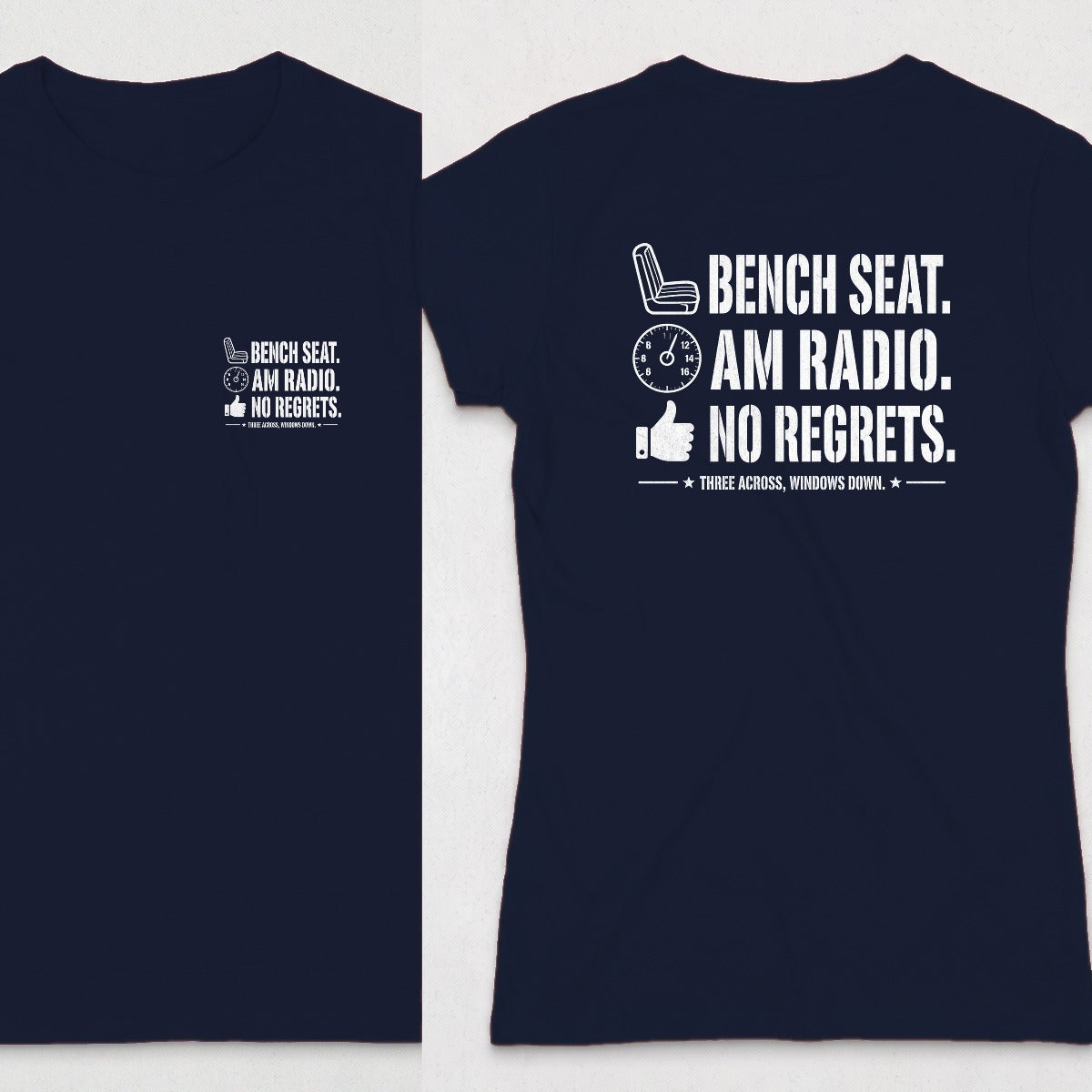 Navy | Front & Back