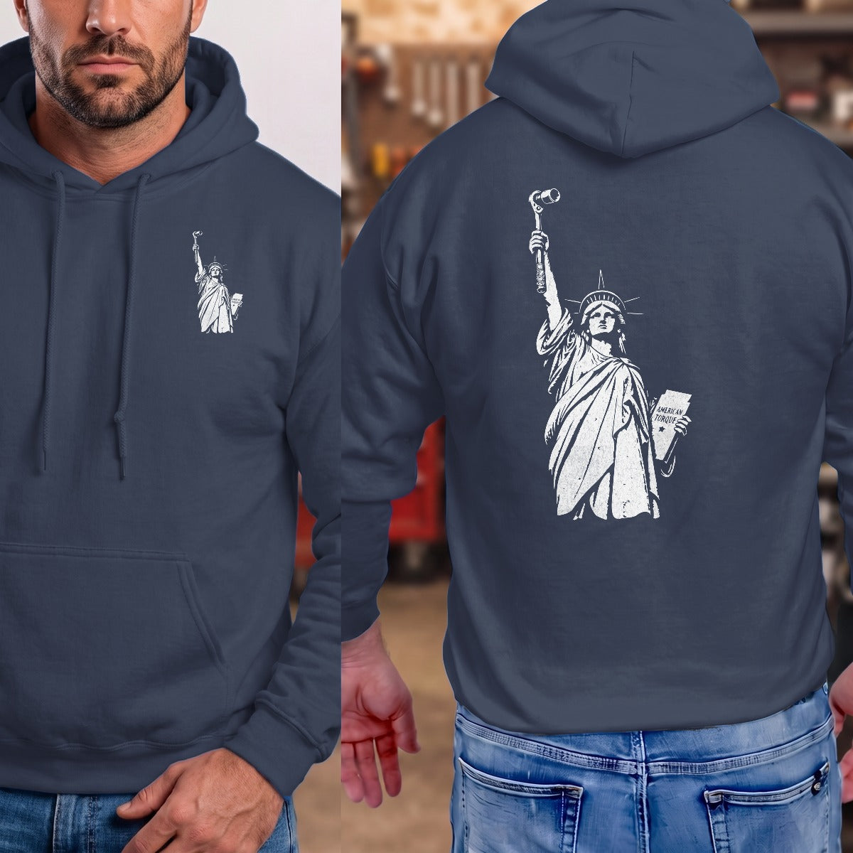 Navy | Front & Back