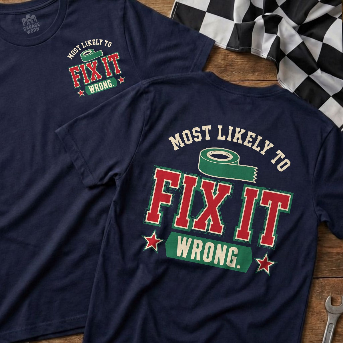 Navy | Front & Back