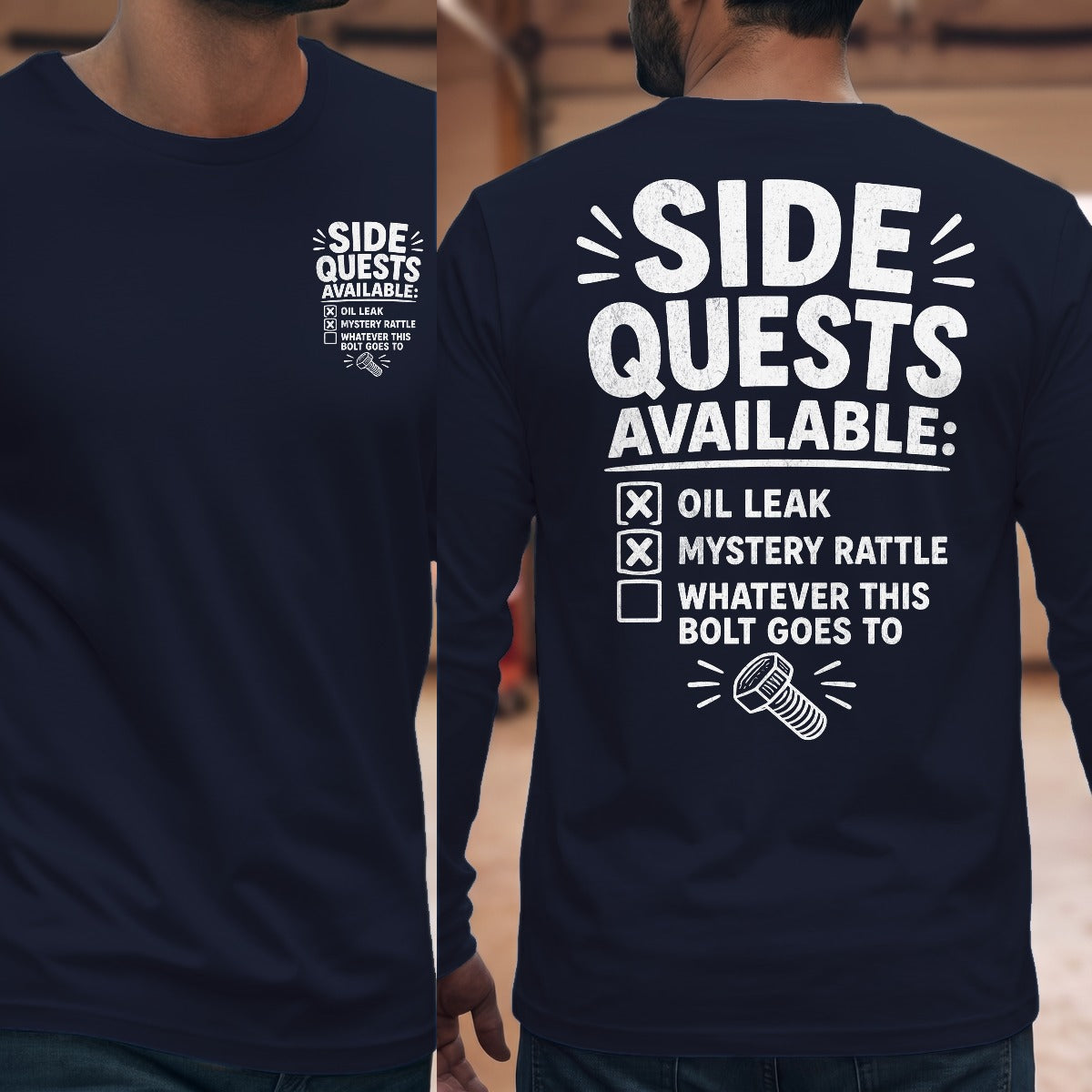 Navy | Front & Back