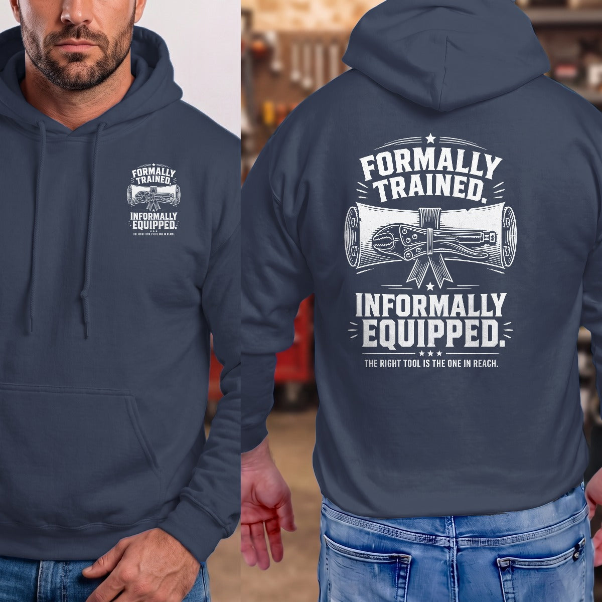 Navy | Front & Back