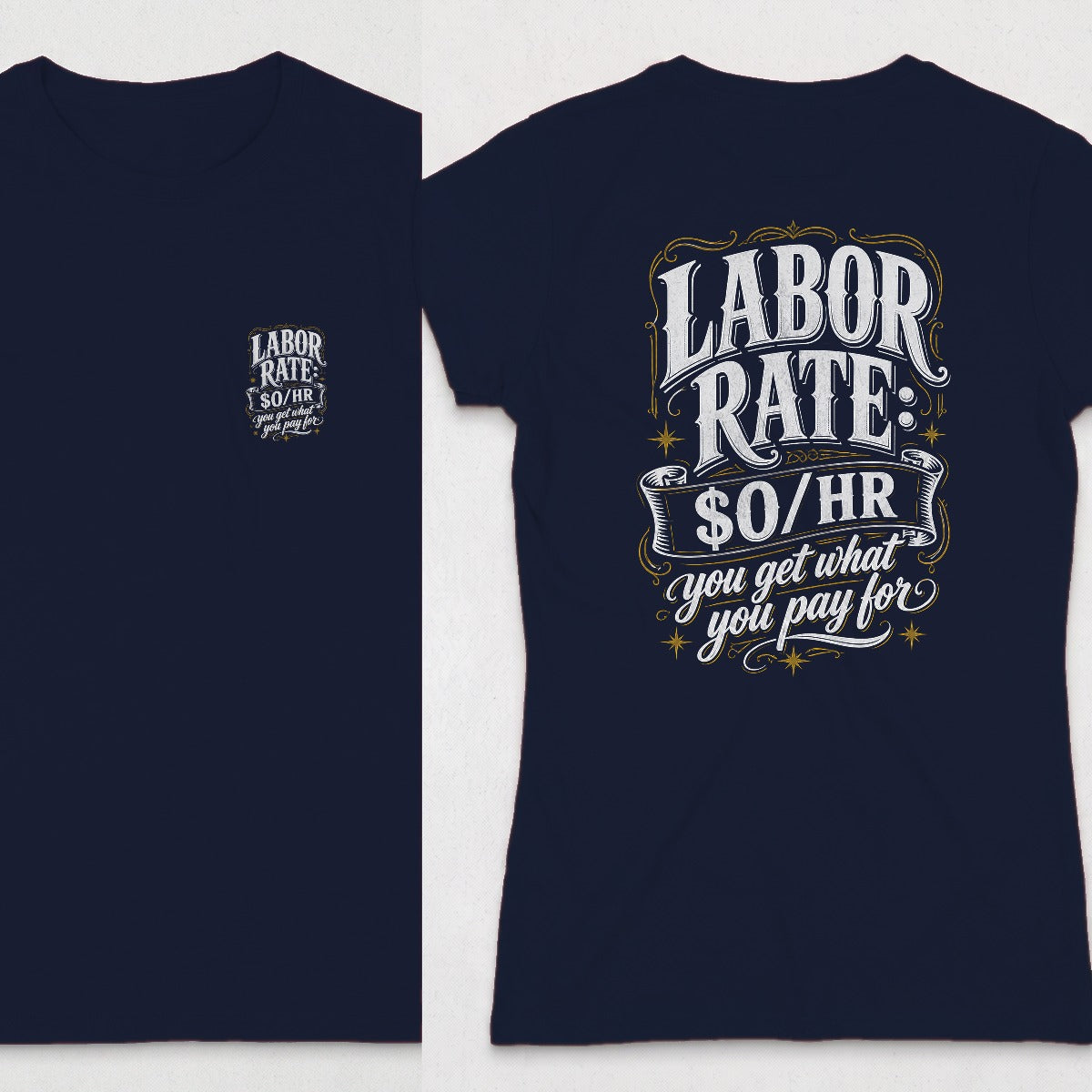 Navy | Front & Back