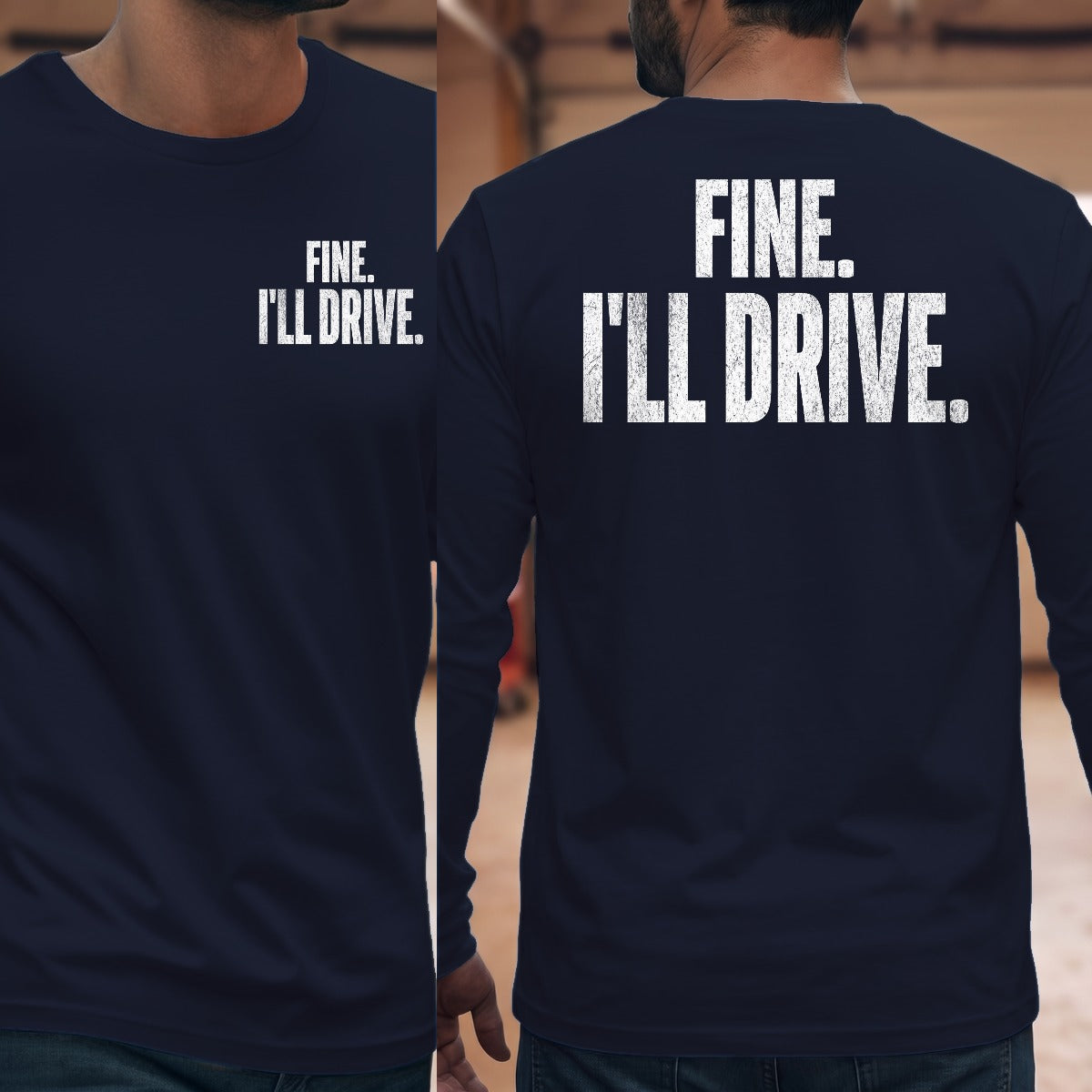 Navy | Front & Back