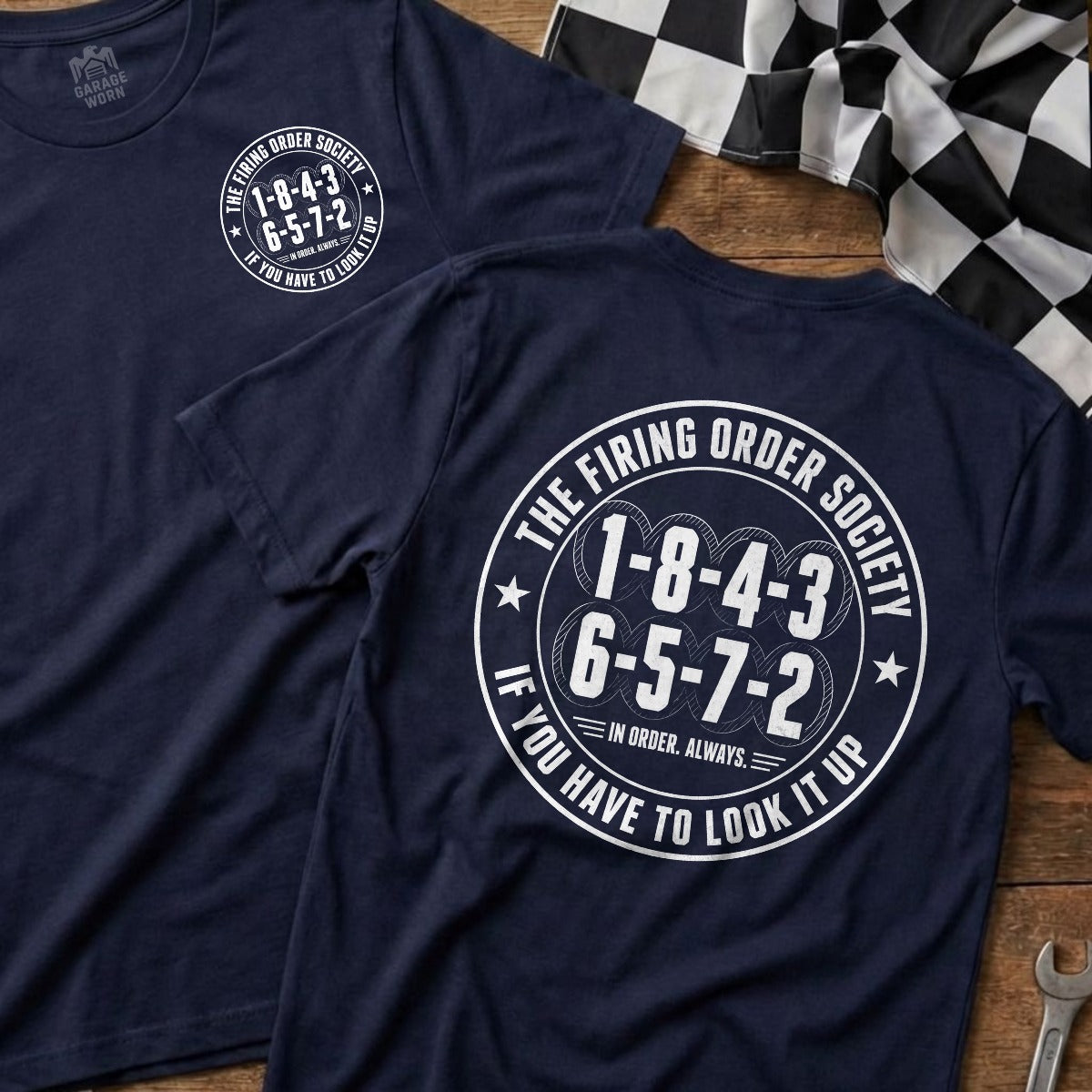 Navy | Front & Back