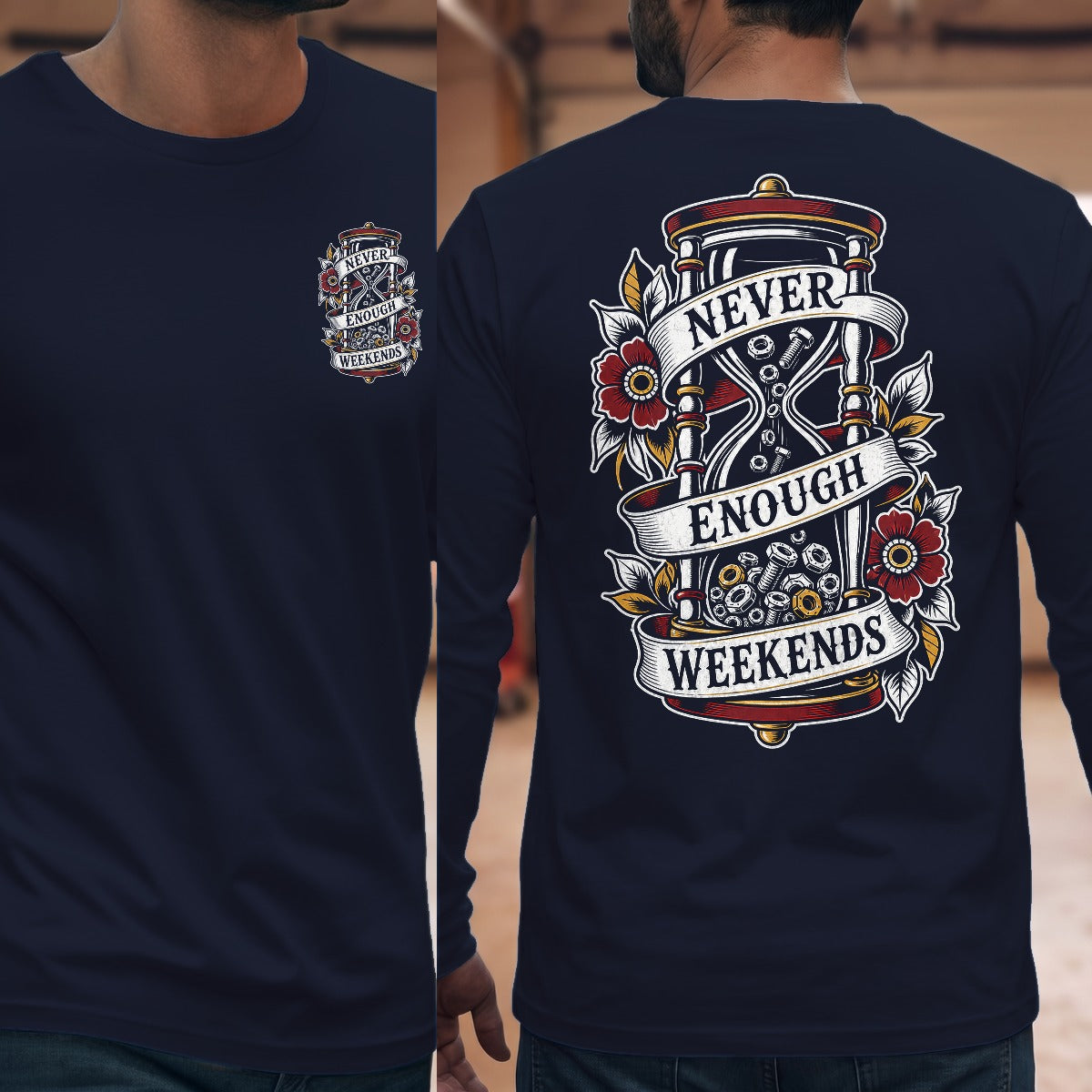 Navy | Front & Back