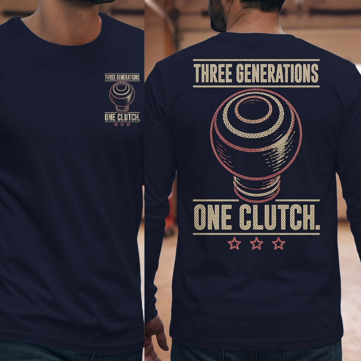 Navy | Front & Back