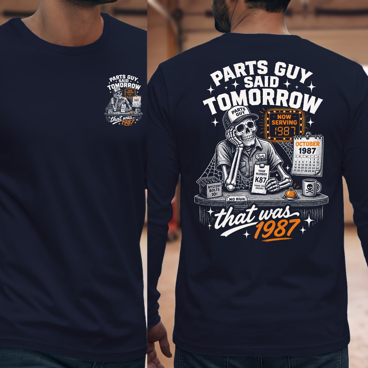 Navy | Front & Back