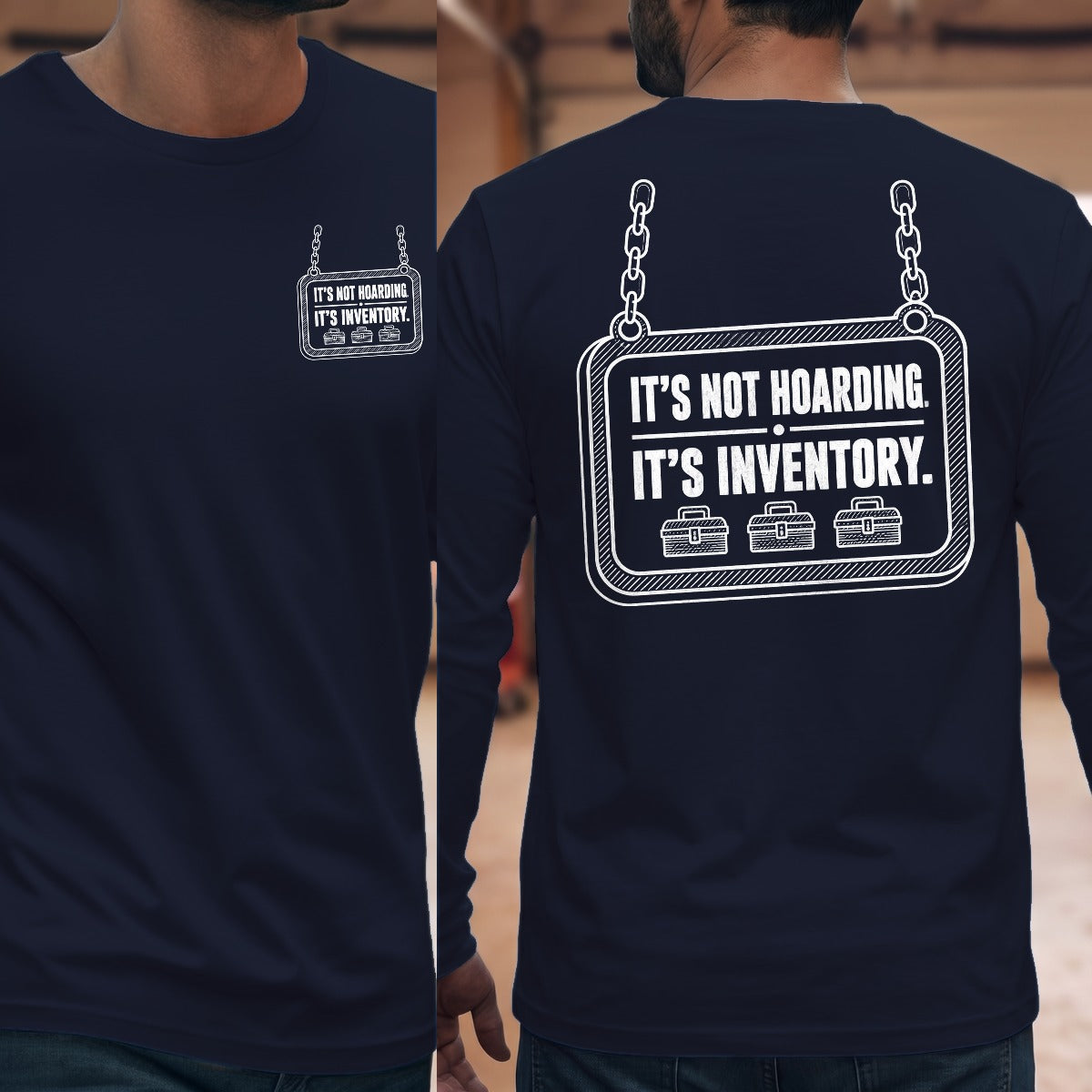 Navy | Front & Back
