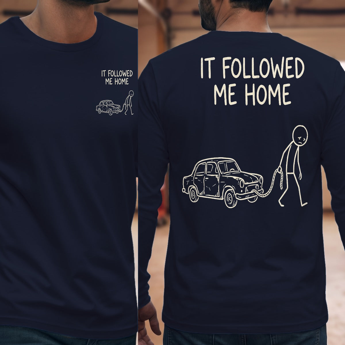Navy | Front & Back