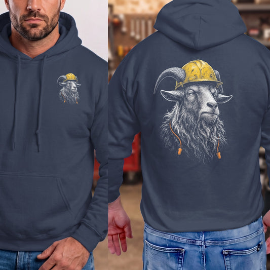 Navy | Left Chest + Back