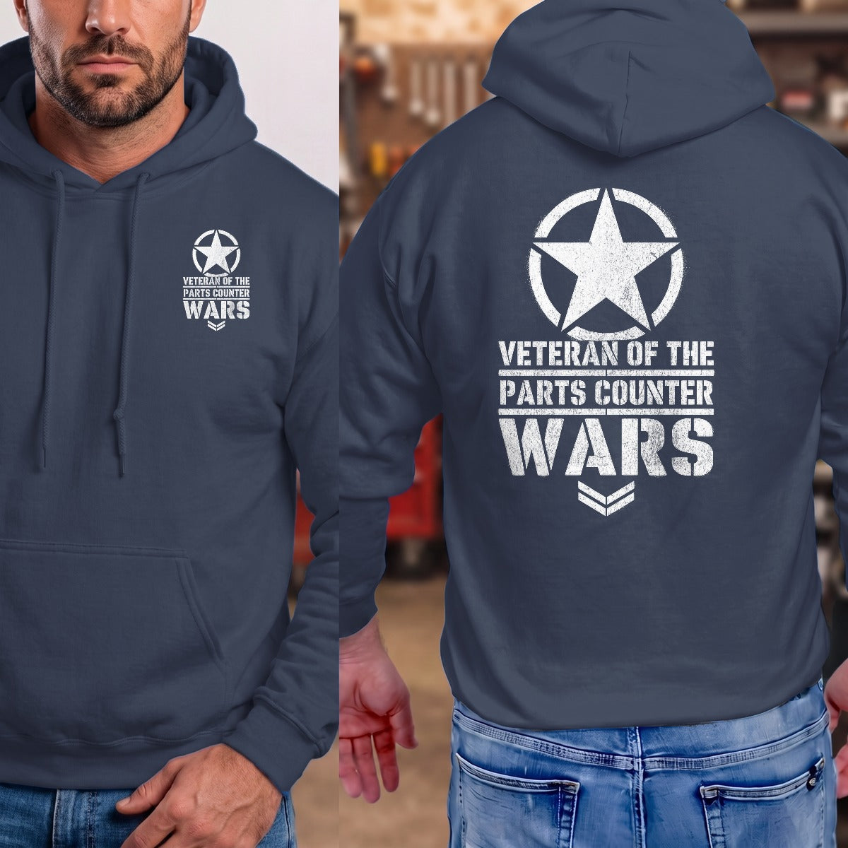 Navy | Front & Back