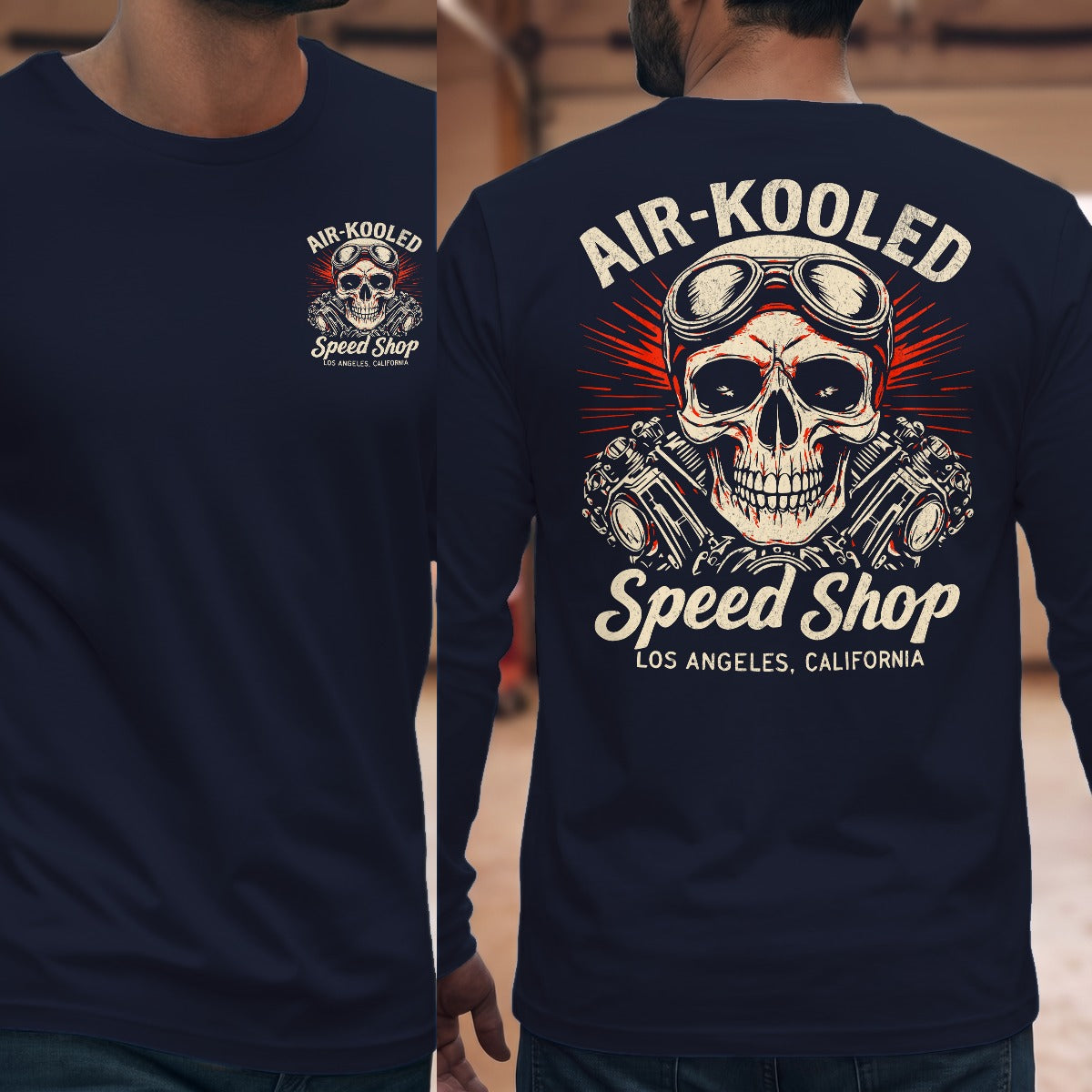 Navy | Front & Back