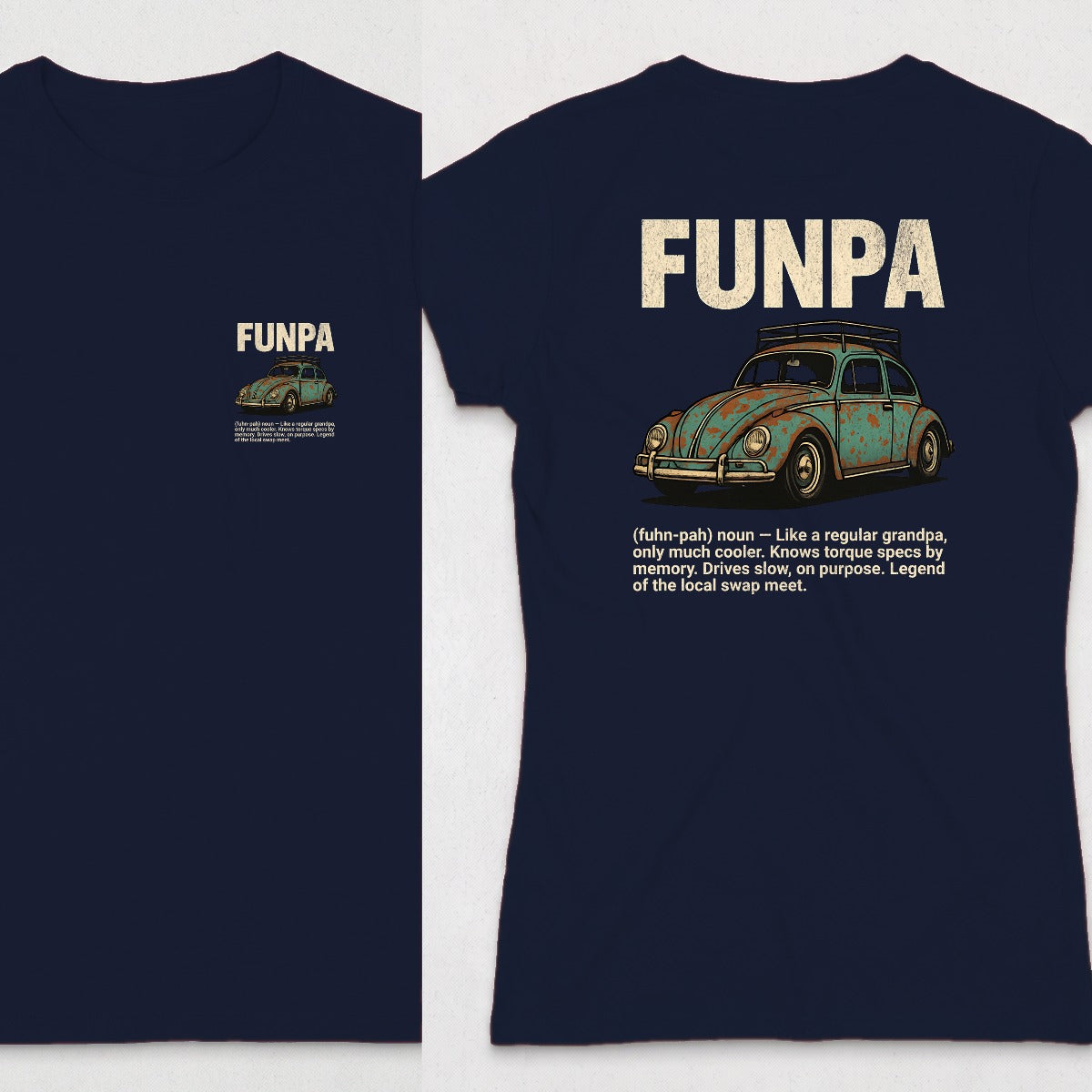 Navy | Front & Back