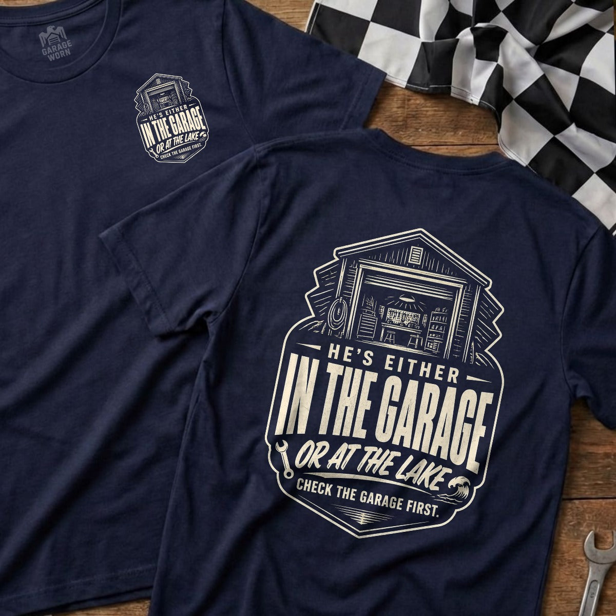 Navy | Front & Back