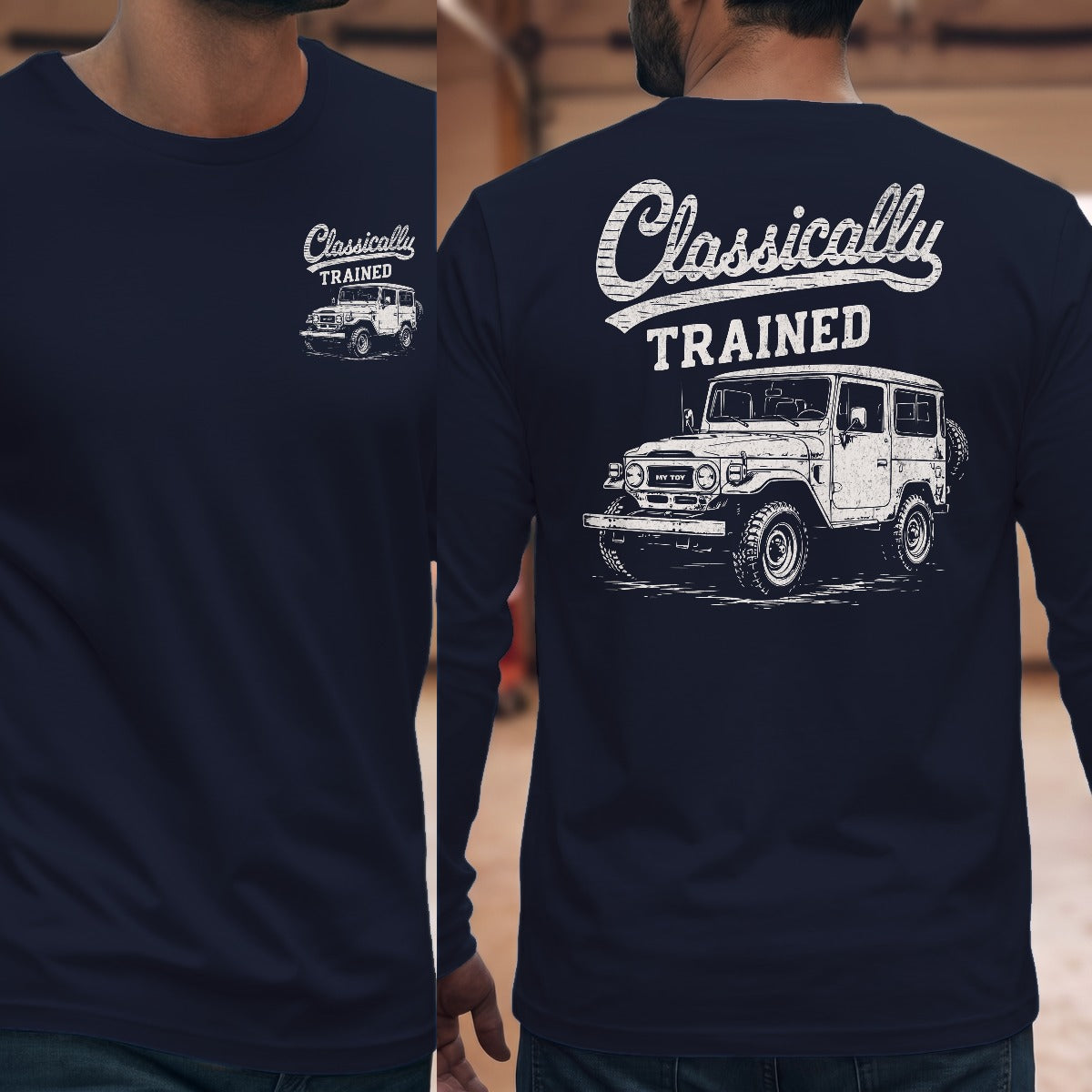 Navy | Front & Back
