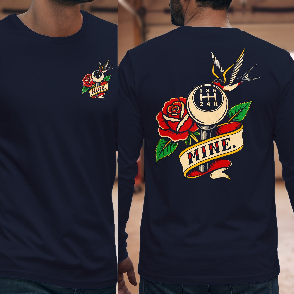 Navy | Front & Back