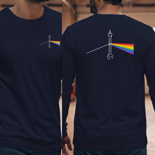 Navy | Left Chest + Back