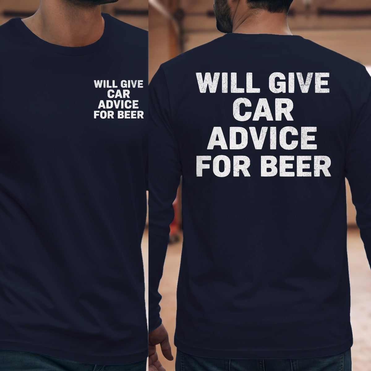 Navy | Front & Back