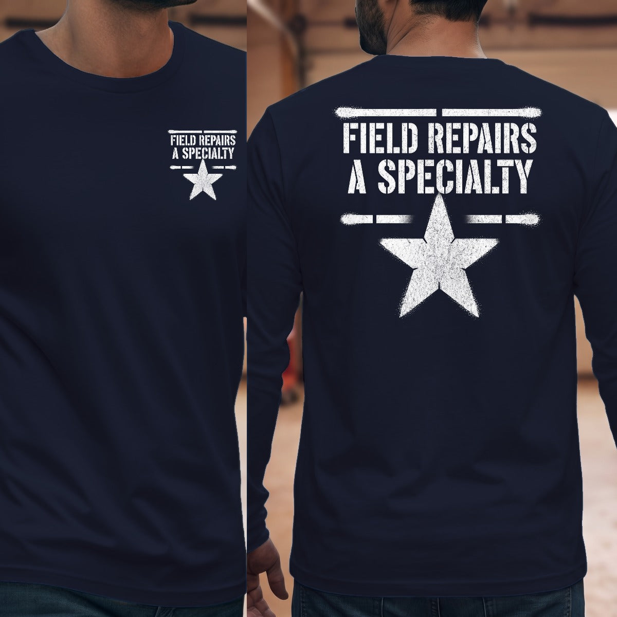Navy | Front & Back