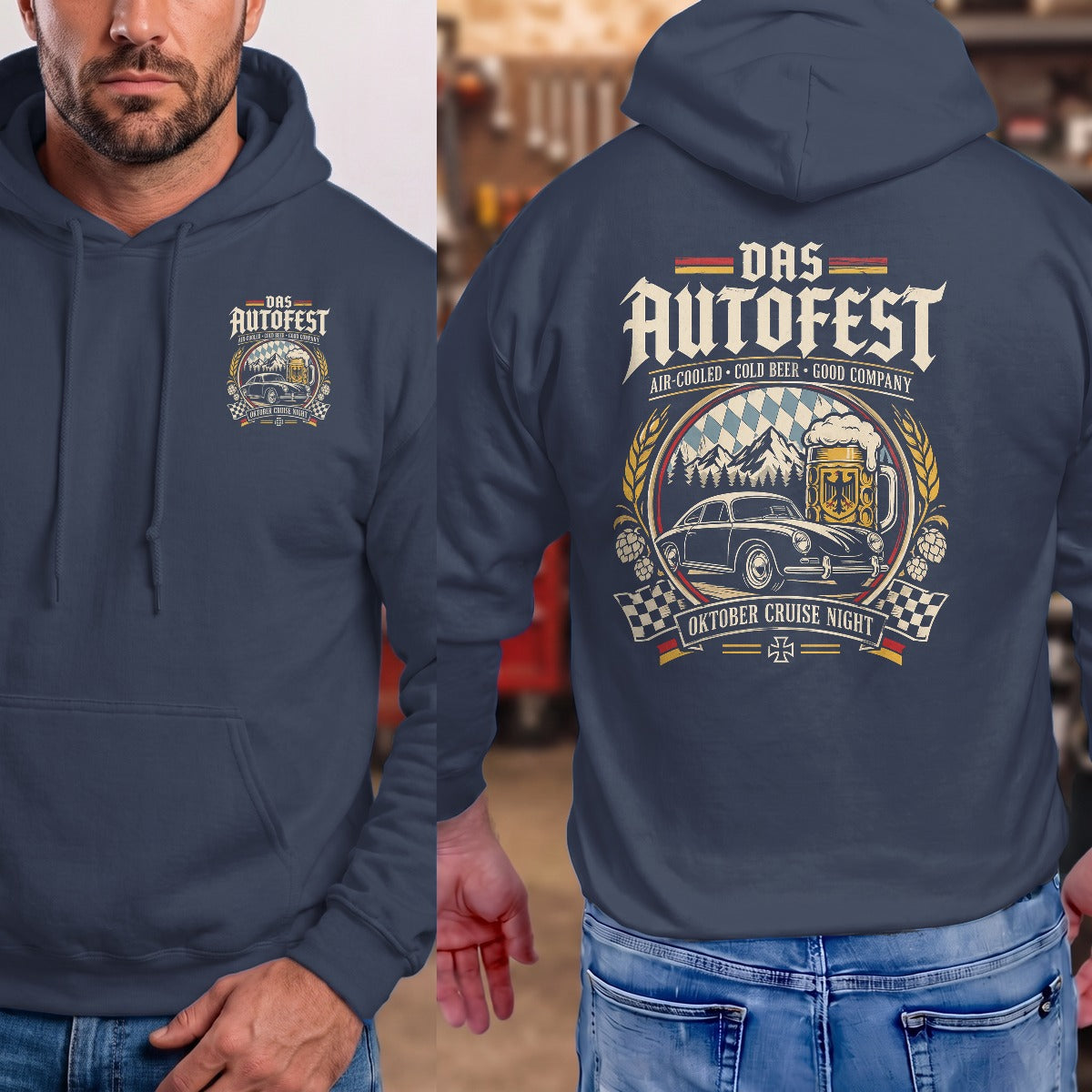 Navy | Front & Back